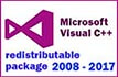 Visual C++ redistributable package 2008-2017