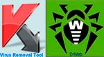 Kaspersky Removal Tools и DrWeb CureIt - проверка операционной системы компьютера на вирусы